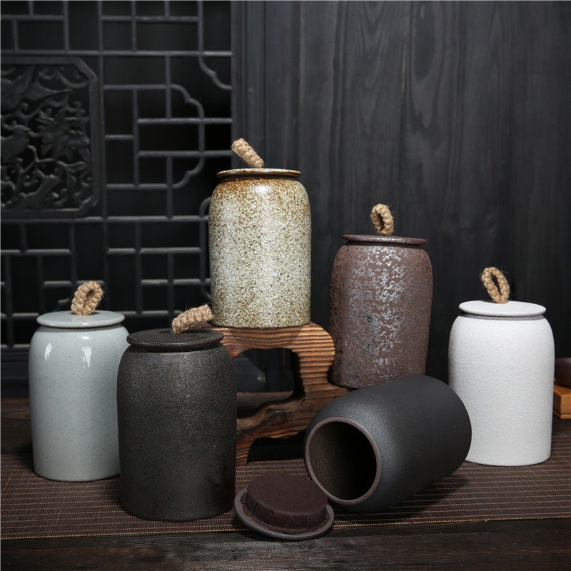 Airtight Ceramic Coffee Storage Jar