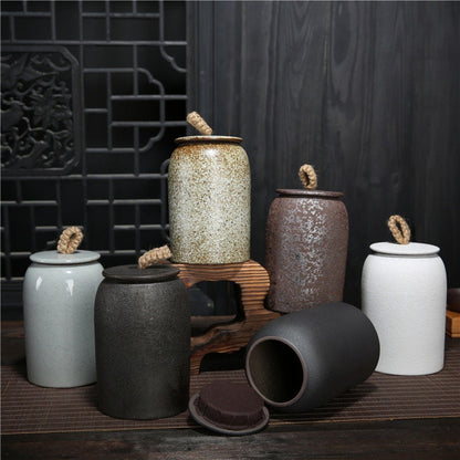 Airtight Ceramic Coffee Storage Jar