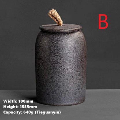 Airtight Ceramic Coffee Storage Jar