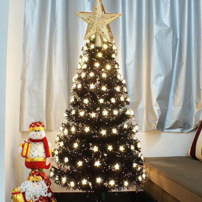 Colorful LED Snowflake Christmas Tree Topper