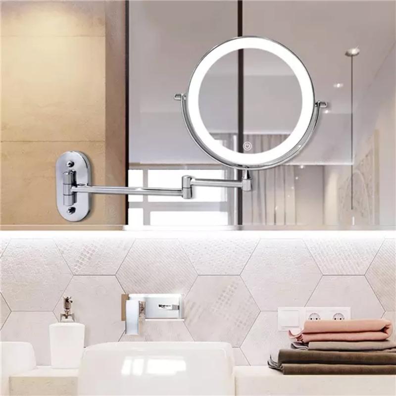Luxury LED Lighted Mirror with Chrome Finish - Yeezlab