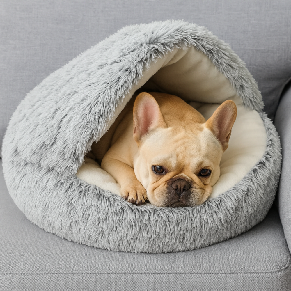 Cozy Pet Plush Dog House Bed - Yeezlab