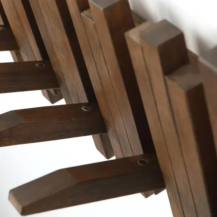 Rustic Wooden Coat Hook Shelf