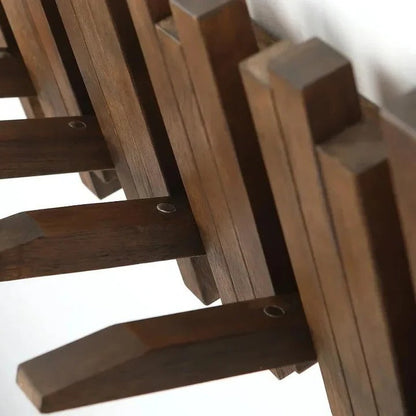 Rustic Wooden Coat Hook Shelf