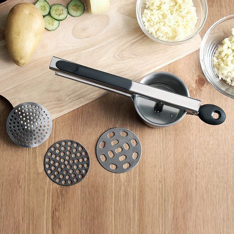 Premium Metal Potato Masher Kitchen Tool