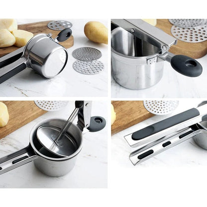 Premium Metal Potato Masher Kitchen Tool