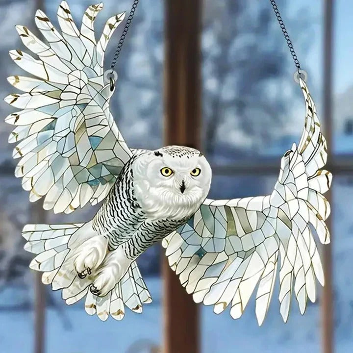 Colorful Bird Window Decoration