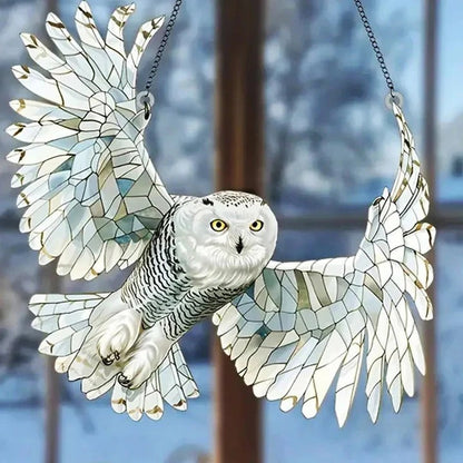 Colorful Bird Window Decoration