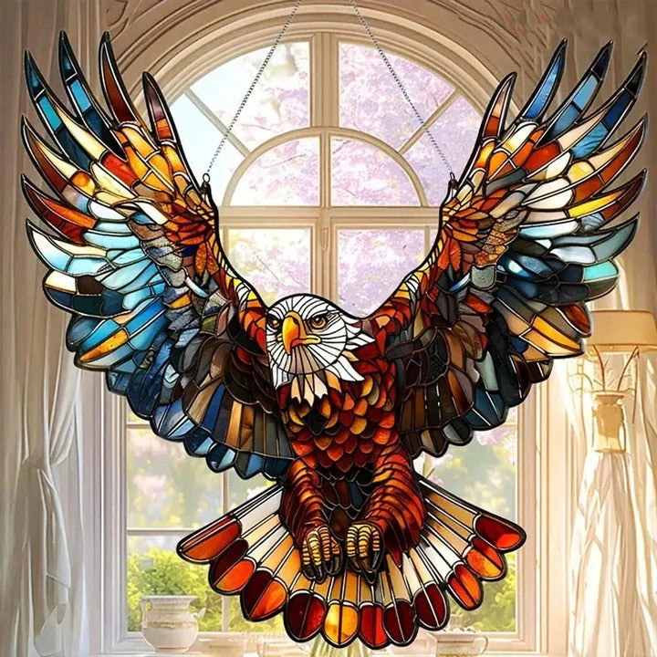 Colorful Bird Window Decoration