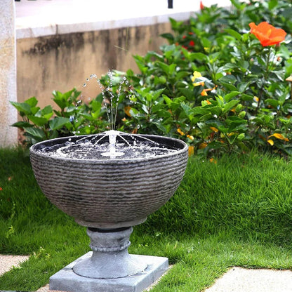 Outdoor Solar Powered Water Fountain - Yeezlab