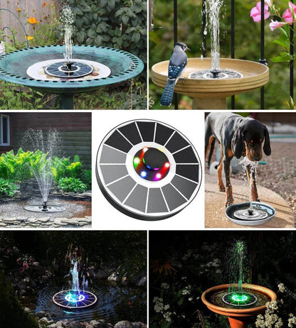 Outdoor Solar Powered Water Fountain