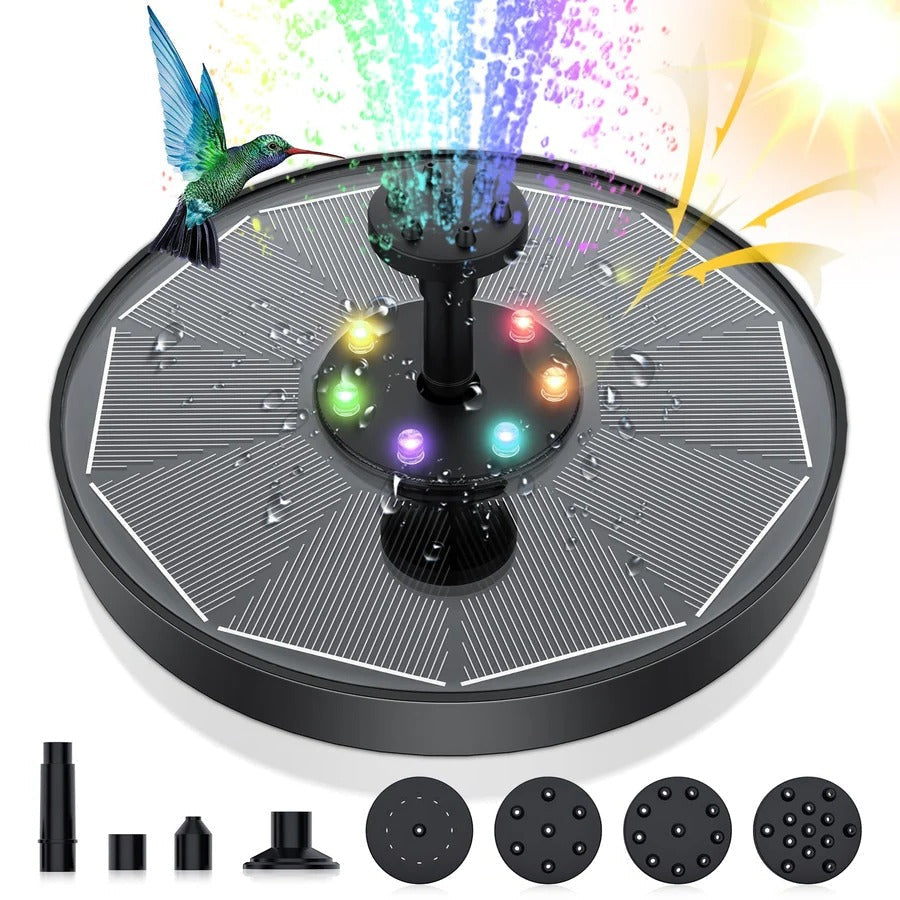 Outdoor Solar Powered Water Fountain