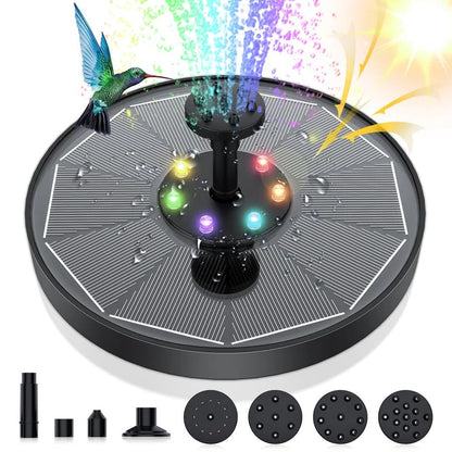 Outdoor Solar Powered Water Fountain