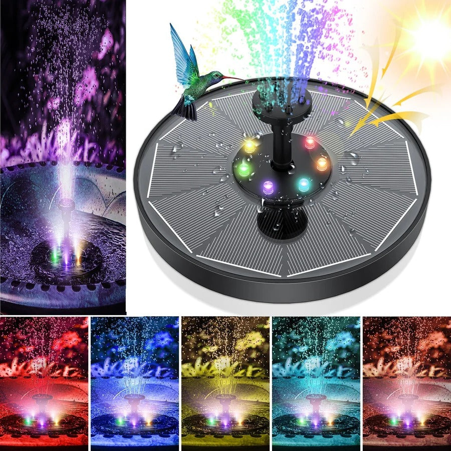 Outdoor Solar Powered Water Fountain
