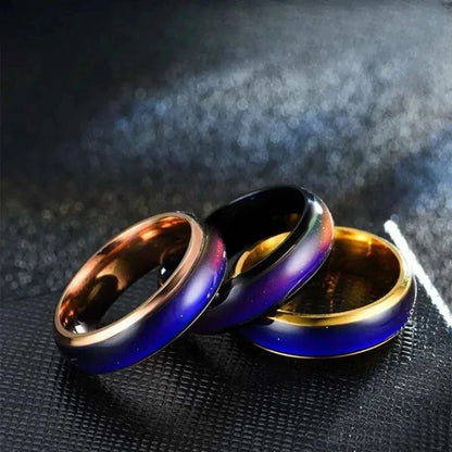 Silver Tone Adjustable Mood Ring