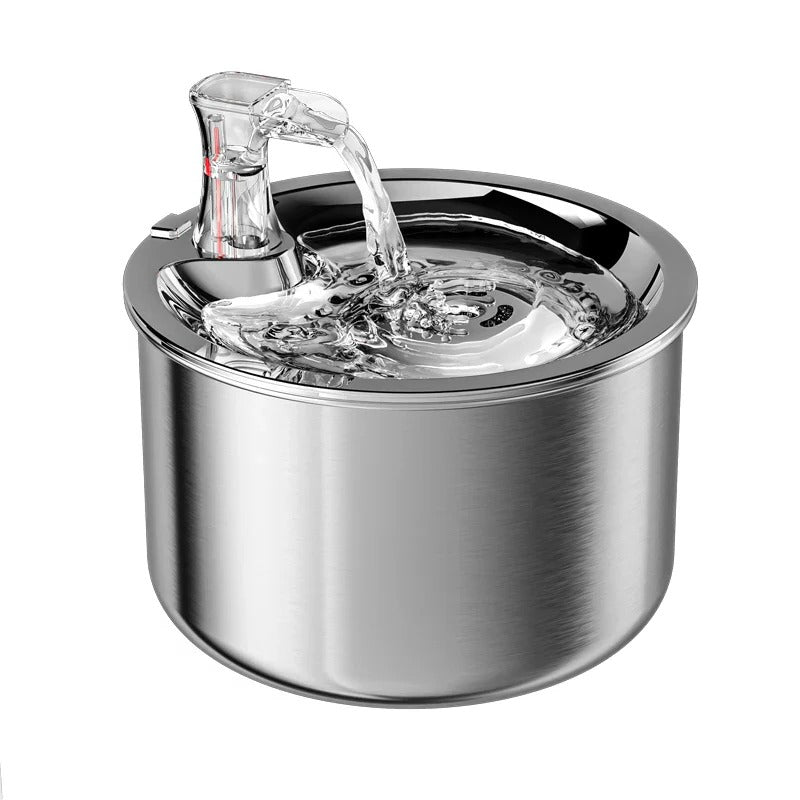 Pet Fountain Stainless Steel Cat Water Dispenser with Filter