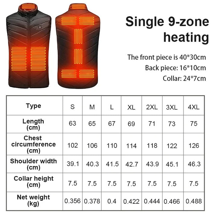 Warm Insulated Puffer Vest for Men and Women