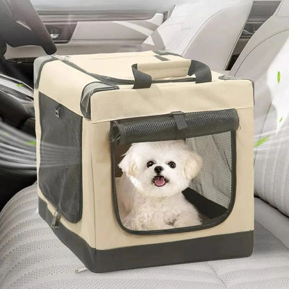 Compact Collapsible Pet Dog Cage - Yeezlab