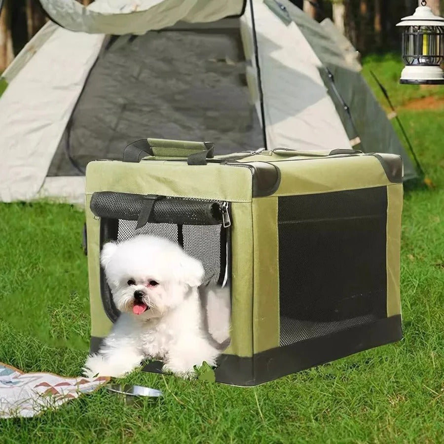 Compact Collapsible Pet Dog Cage