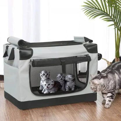 Compact Collapsible Pet Dog Cage
