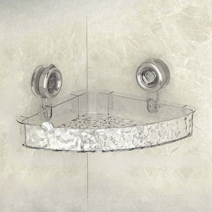 Bathroom Corner Shelf Suction Cup Storage Caddy