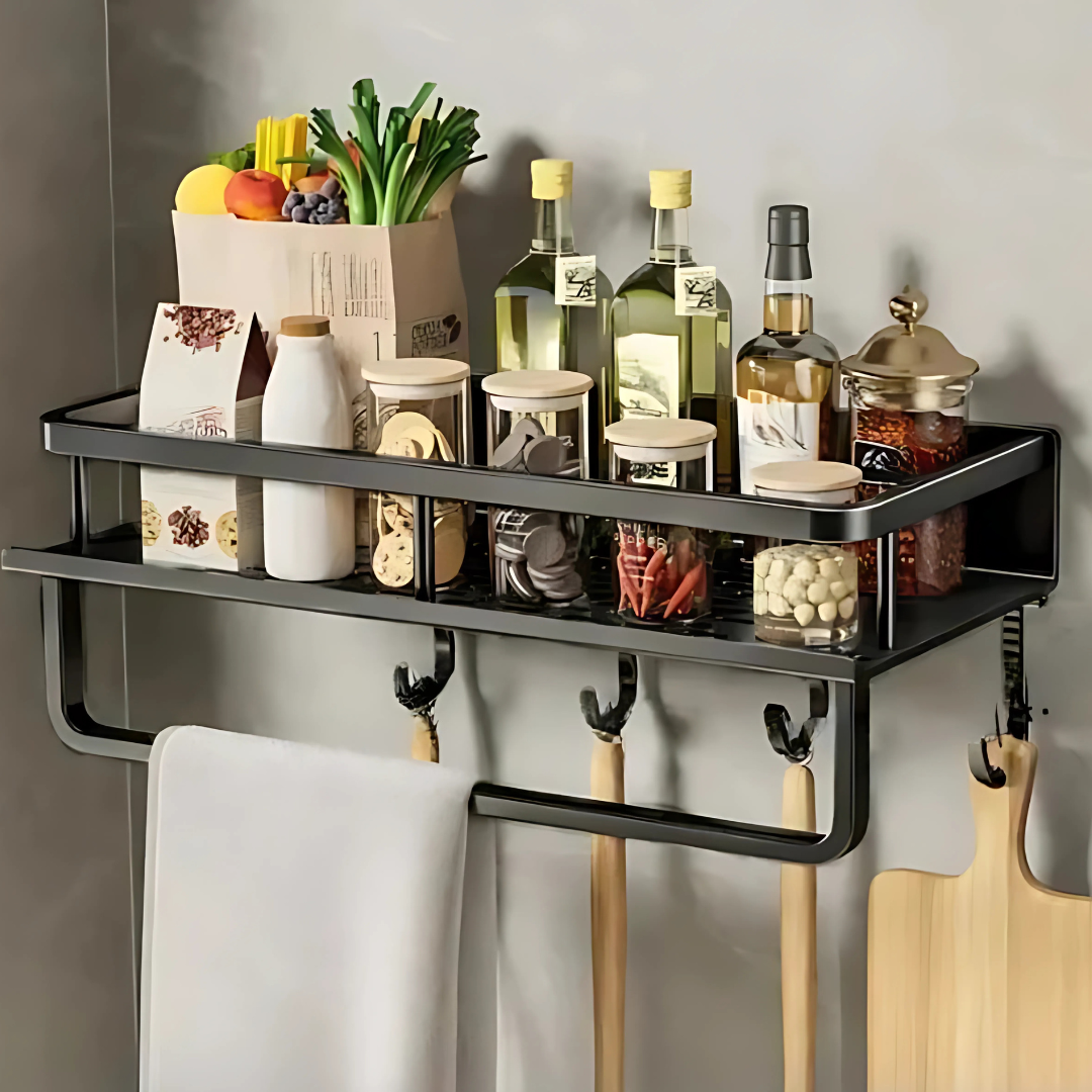 Space Saving Kitchen Shelf Storage Tower Rack