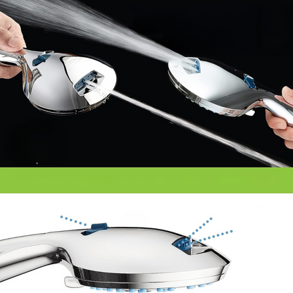 Luxury Shower Head High Pressure Chrome Finish Set