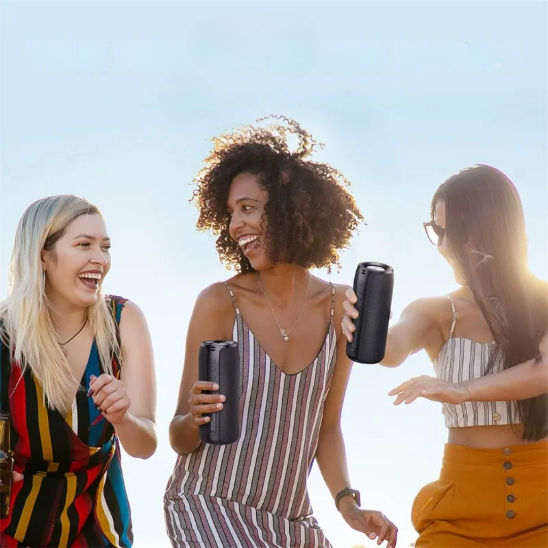 Compact Waterproof Bluetooth Portable Speaker