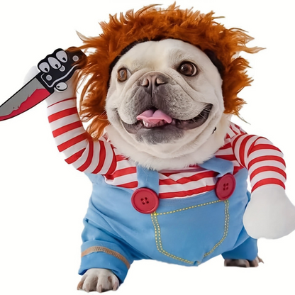 Spooky Dog Halloween Costume Cute Plush Outfit