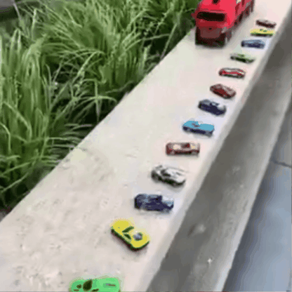 Fast Racing Truck Toy with Track and Cars Set
