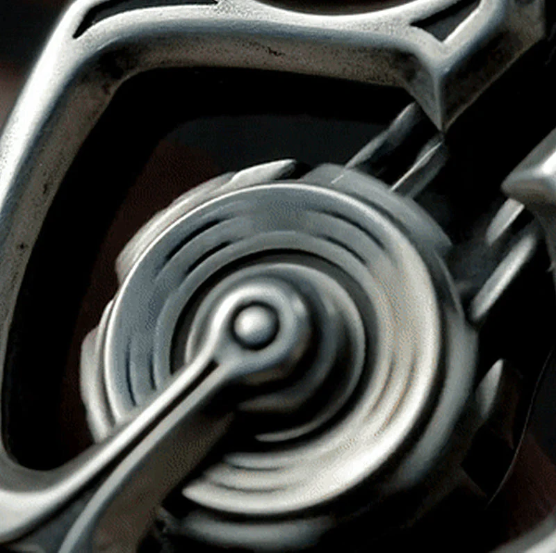 Unique Steampunk Rotating Gear Pendant Necklace