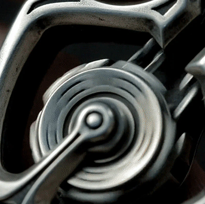 Unique Steampunk Rotating Gear Pendant Necklace