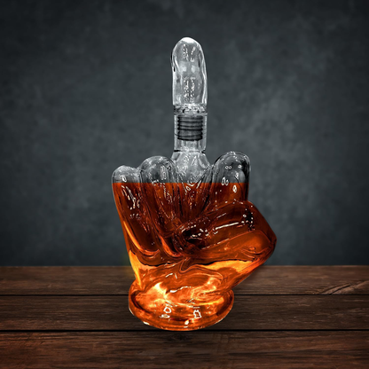Funny Clear Glass Wine Decanter