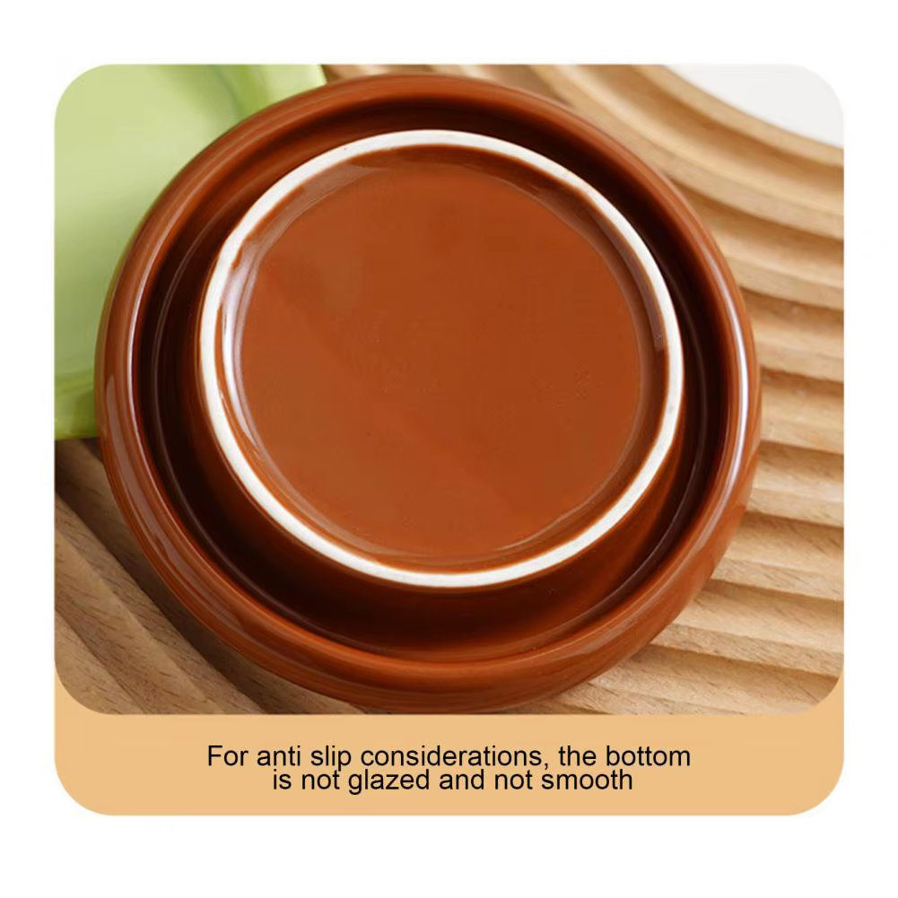 Small Layered Burger Ceramic Dish Set