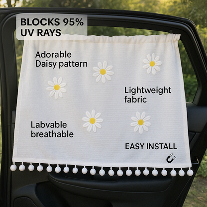 Premium Car Window Sun Shade with UV Blocker