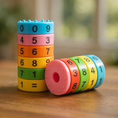 Fun Kids Magnetic Learning Math Puzzle Set