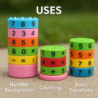 Fun Kids Magnetic Learning Math Puzzle Set