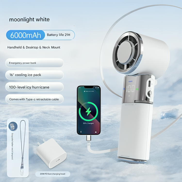 Portable Mini USB Power Bank Fan - Yeezlab