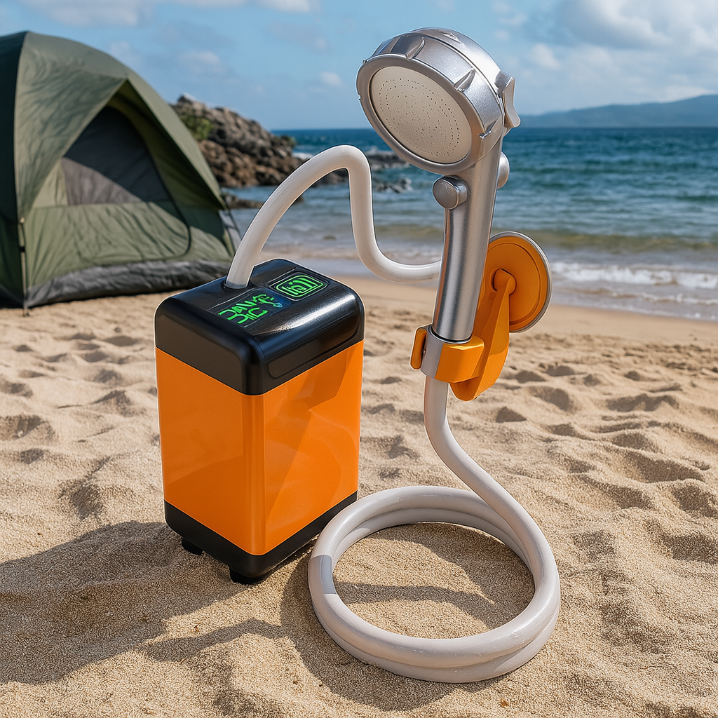 Compact Rechargeable Outdoor Portable Shower Pump - Yeezlab