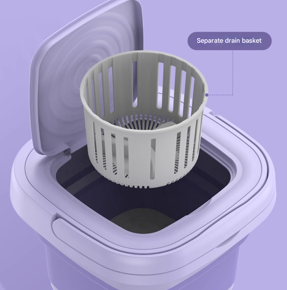 Compact Portable Mini Washing Machine for Travel
