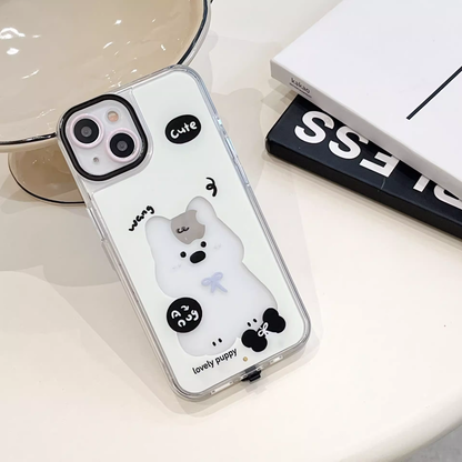 Glowing Cat Design Phone Cover