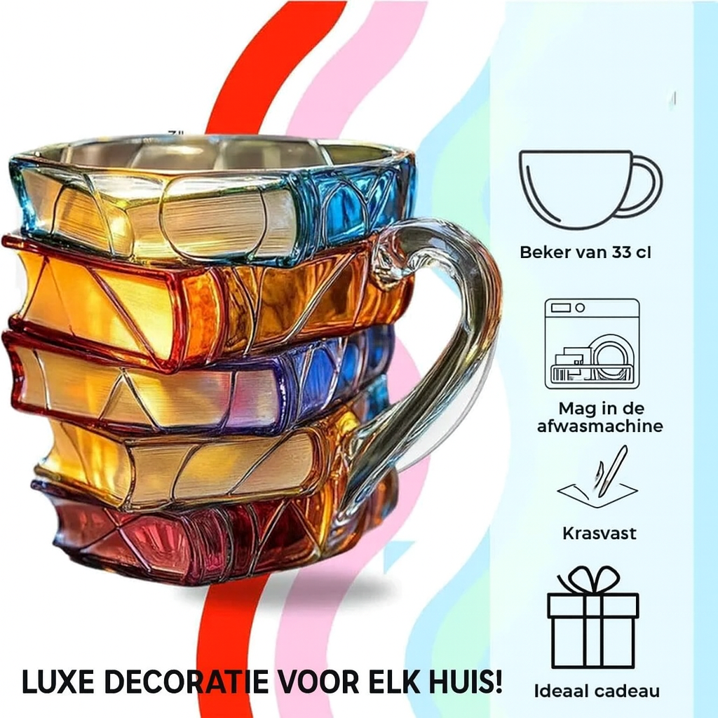 Unique Book Shaped Coffee Mug