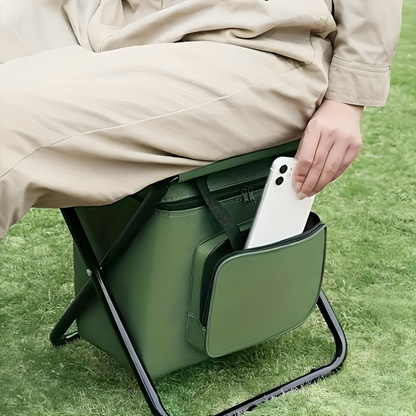 Compact Insulated Portable Folding Camping Stool