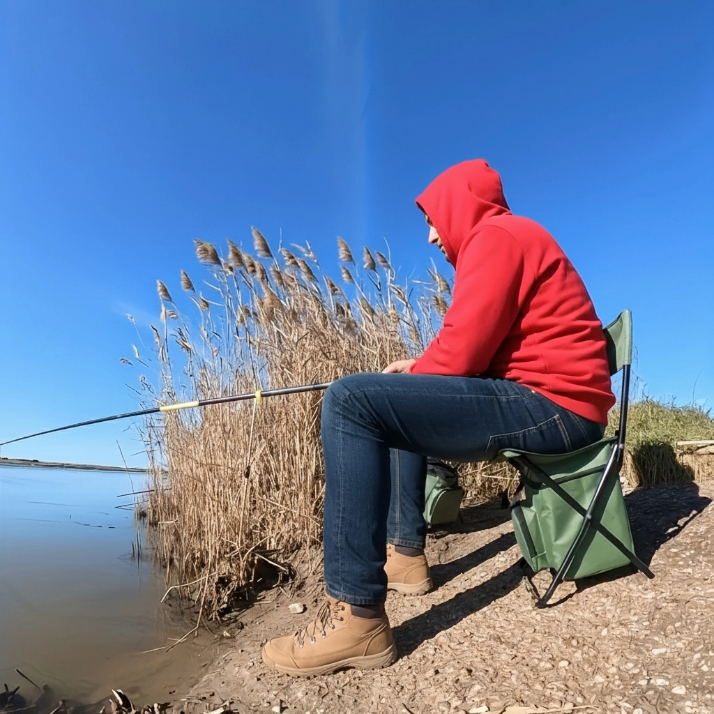 Compact Insulated Portable Folding Camping Stool