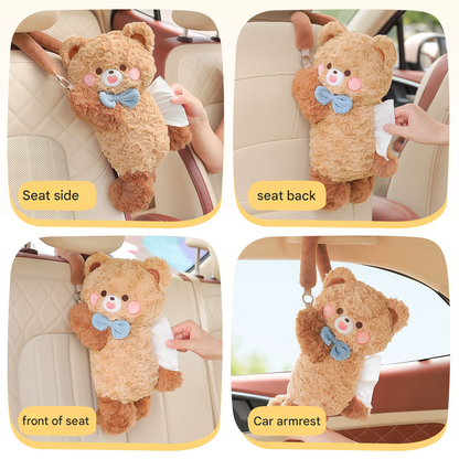 Soft Teddy Bear Tissue Holder
