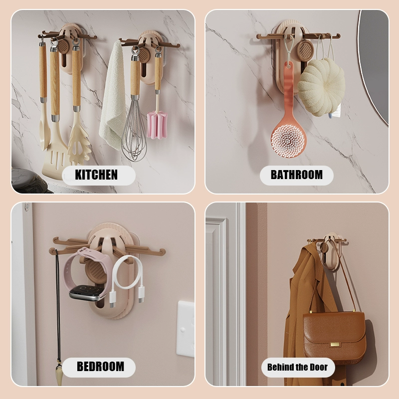 Space Saving Foldable Wall Hook Organizer