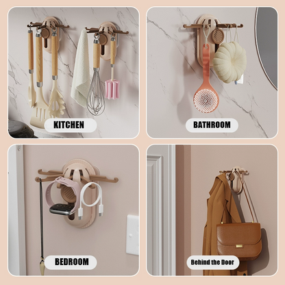 Space Saving Foldable Wall Hook Organizer