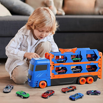 Fast Racing Truck Toy with Track and Cars Set - Yeezlab