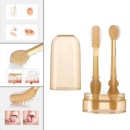 Baby Toothbrush Set - Gentle Soft Oral Care Kit