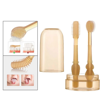 Baby Toothbrush Set - Gentle Soft Oral Care Kit